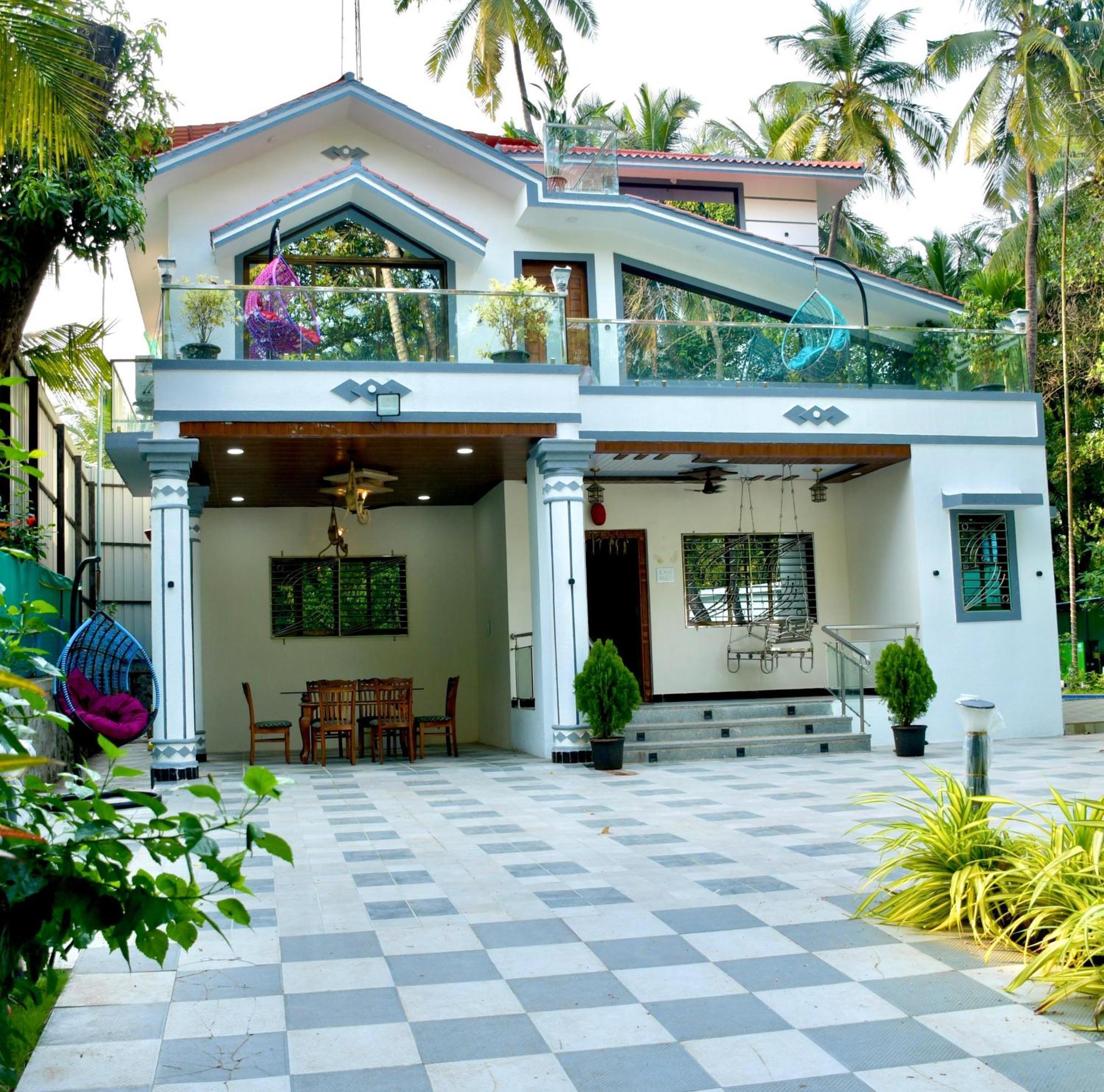 Seas The Day Luxurious 5Bhk Villa 2Min From Awas Beach With Huge Private Pool Alibaug Exterior foto