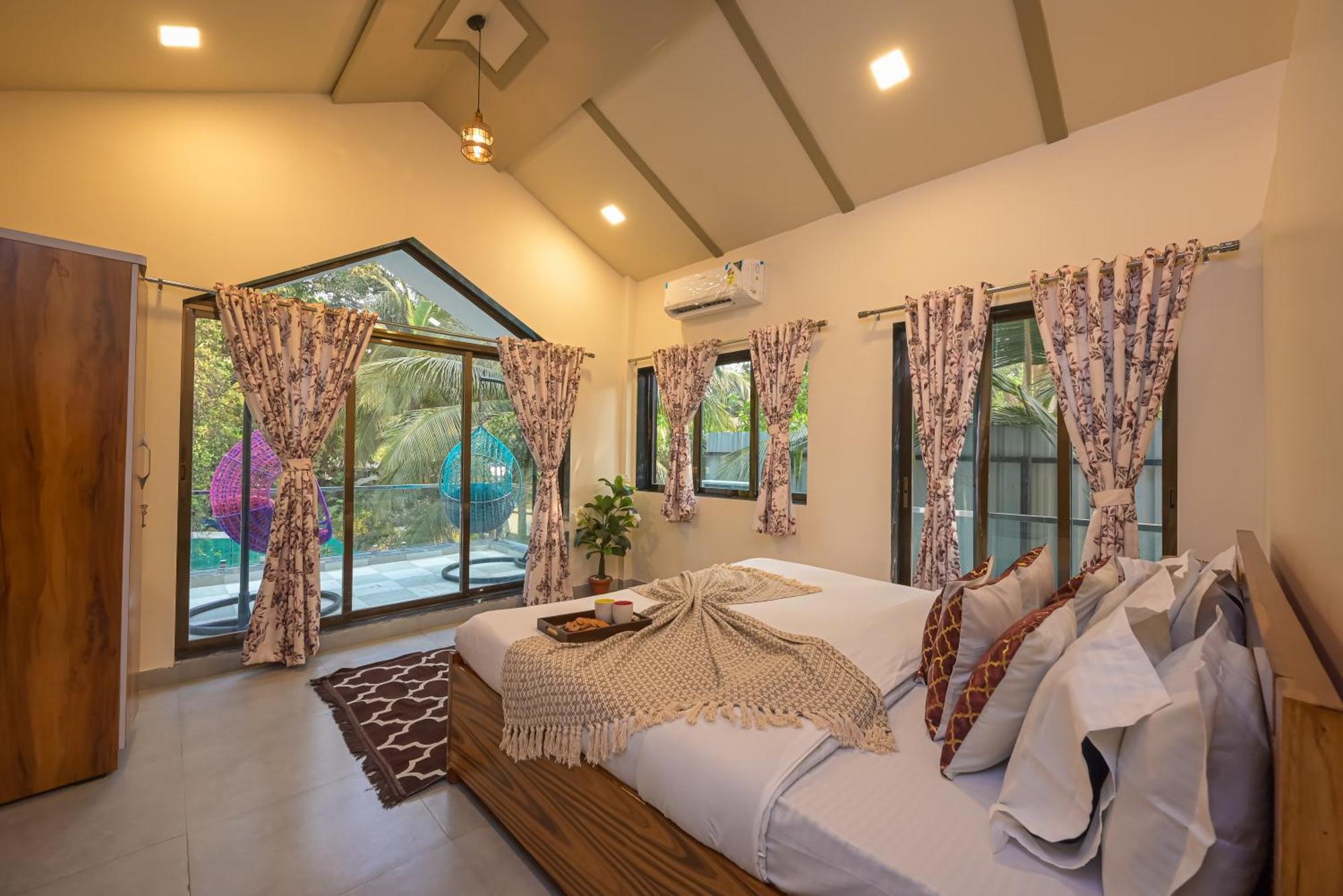 Seas The Day Luxurious 5Bhk Villa 2Min From Awas Beach With Huge Private Pool Alibaug Exterior foto